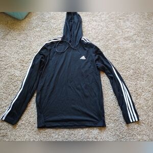 adidas Mens Lightweight Pullover Hoodie T-Shirt Size M